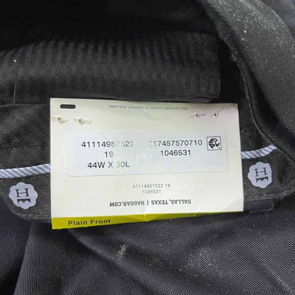 Mens Haggar Classic Fit Khaki Trousers Size 44W - Picture 5 of 5